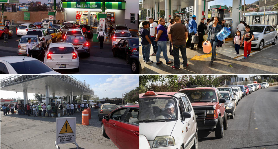 FOTOS | México comienza el 2019 con desabasto de gasolina