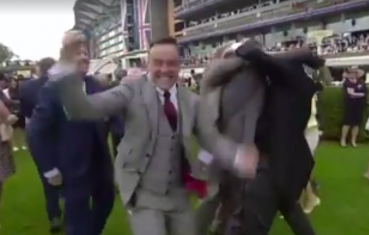 Pc Adams was part of a syndicate that won a horse race at Royal Ascot (SWNS)