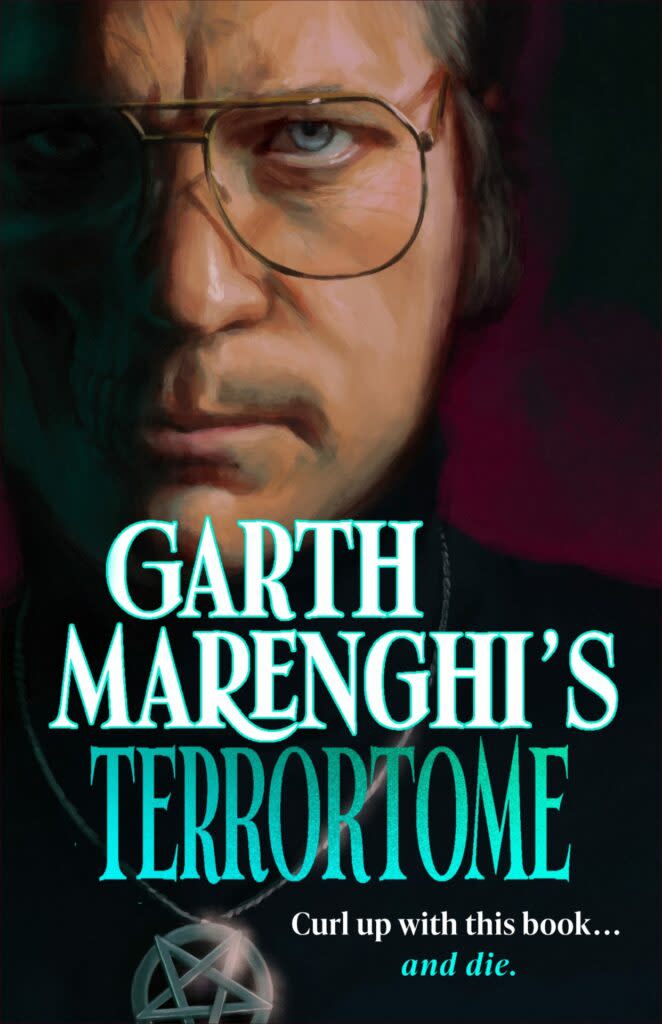 The cover of ‘Garth Marenghi’s TerrorTome‘ (Picture: Courtesy of Hodder)