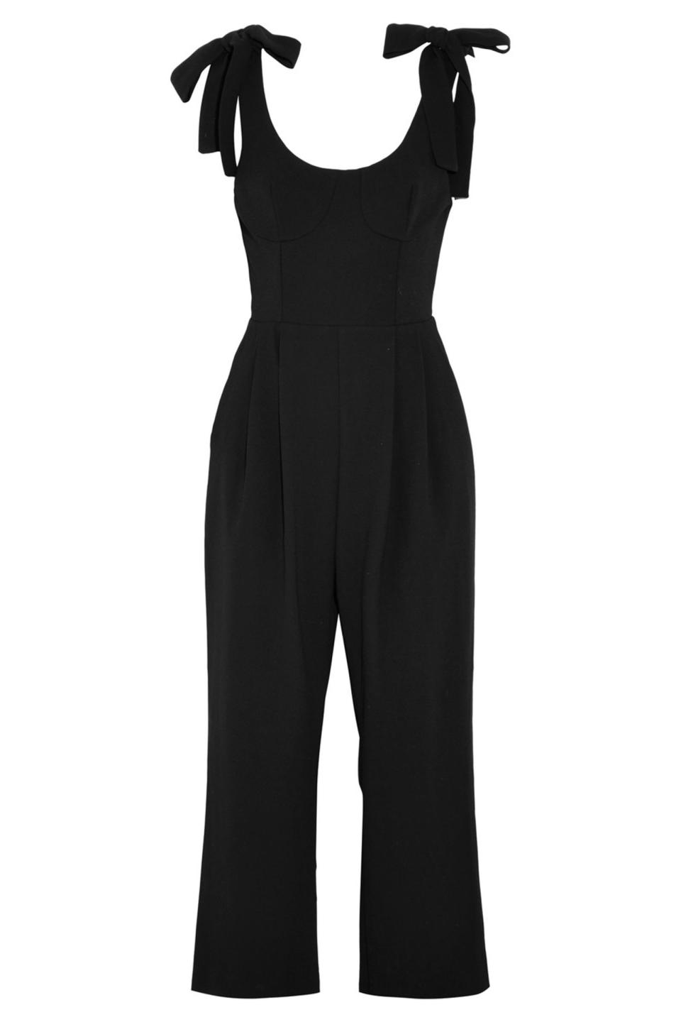 <p>Rebecca Vallance Courtside Cropped Cutout Crepe Jumpsuit, $400; <a rel="nofollow noopener" href="https://www.net-a-porter.com/us/en/product/818090/rebecca_vallance/courtside-cropped-cutout-crepe-jumpsuit" target="_blank" data-ylk="slk:net-a-porter.com;elm:context_link;itc:0;sec:content-canvas" class="link ">net-a-porter.com</a></p>