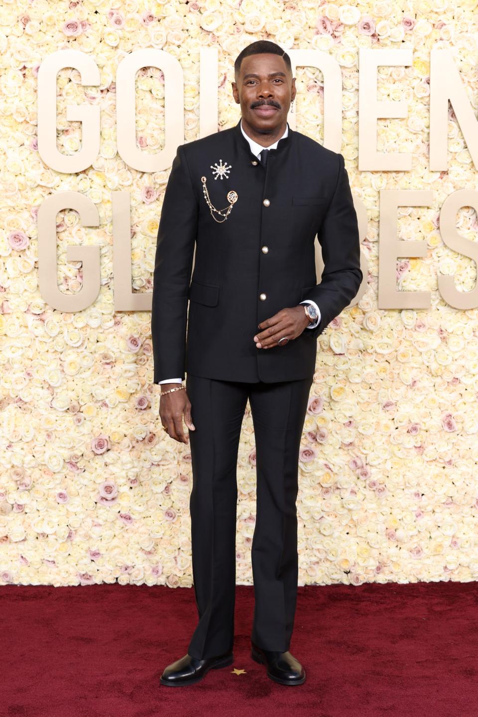 Colman Domingo attends the 2024 Golden Globes.