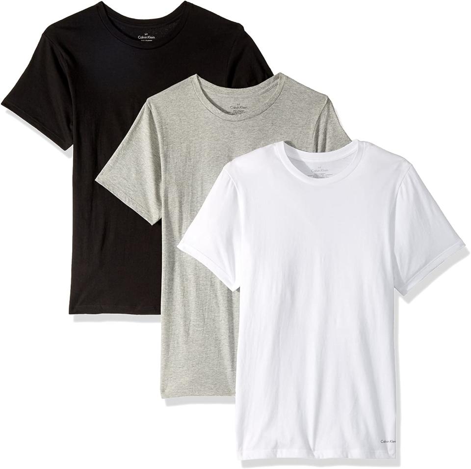 Calvin Klein Cotton Stretch Multipack Crew Neck T-Shirts