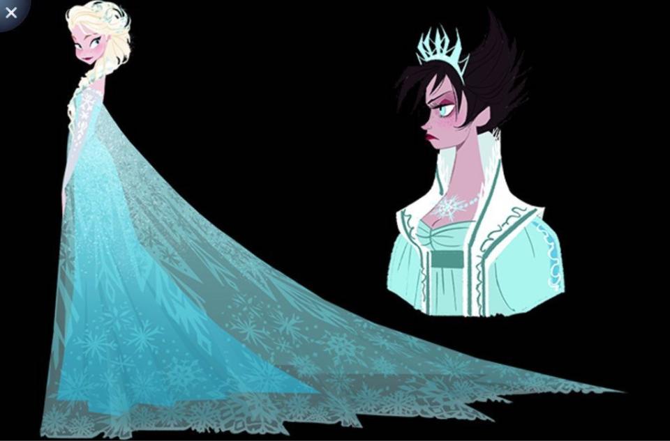 early elsa designs frozen