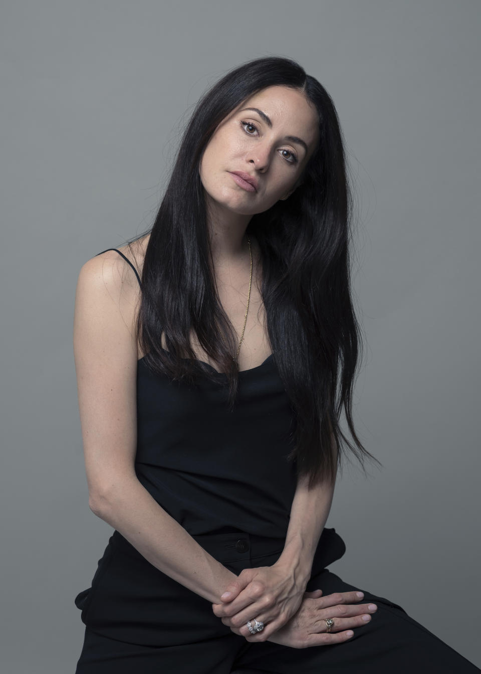 Melanie Hamrick poses for a portrait in New York on Tuesday, June 20, 2023, to promote her book "First Position." (Photo by Christopher Smith/Invision/AP)