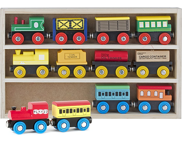 Play 22 Best Wooden Train Sets for Toddlers on Amazon