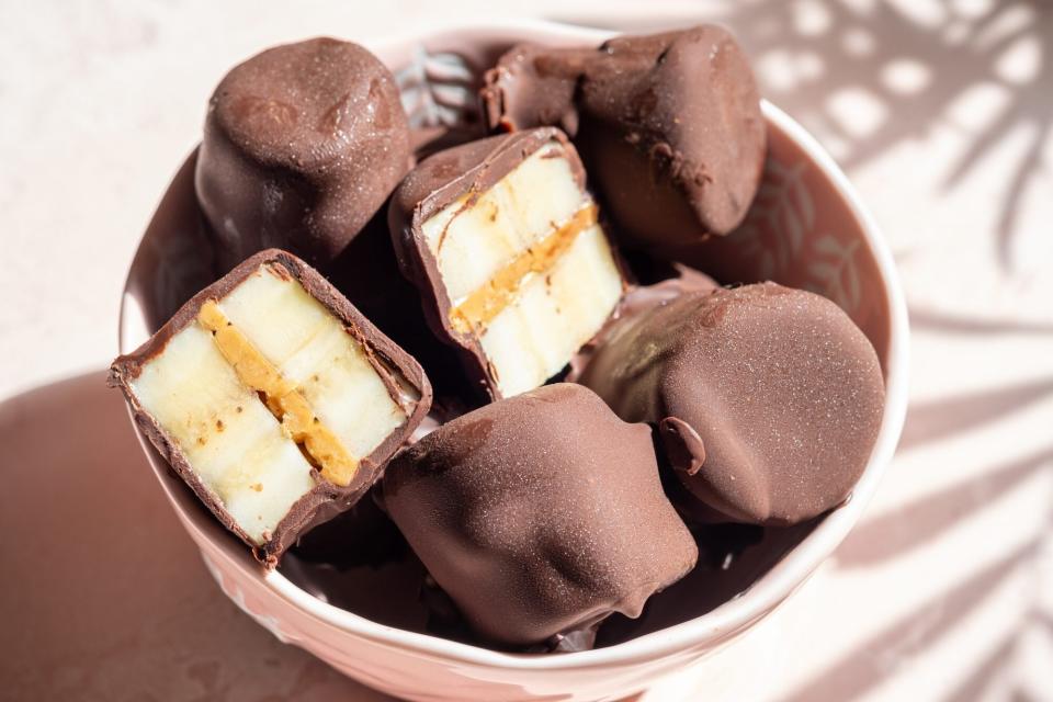 chocolate-banana-bites