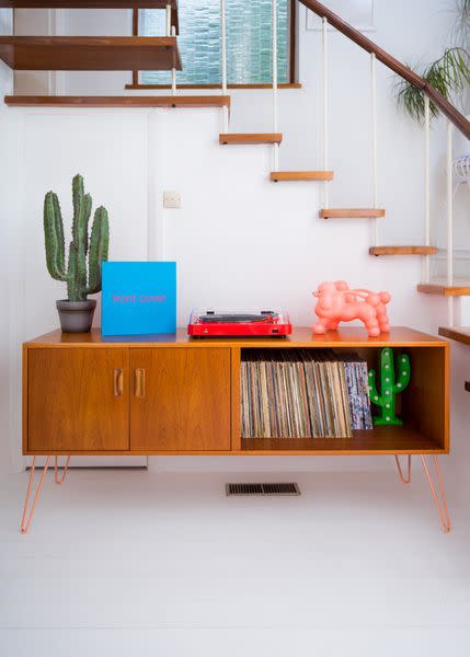 <p><a href="https://www.vinterior.co/furniture/storage/sideboards/g-plan-e-gomme-teak-mid-century-sideboard-with-vinyl-storage-on-hairpin-legs-sku48688976" rel="nofollow noopener" target="_blank" data-ylk="slk:Shop Now;elm:context_link;itc:0;sec:content-canvas" class="link rapid-noclick-resp">Shop Now</a></p><p>Vinterior</p>