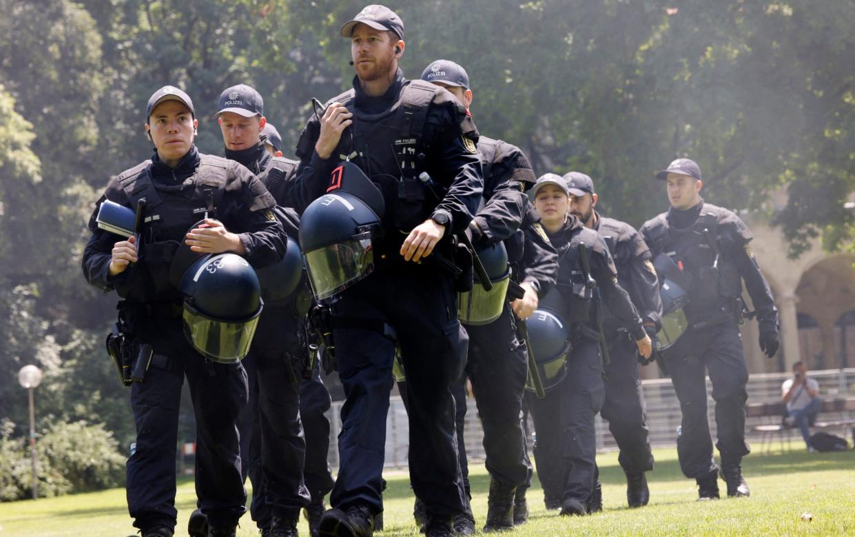 German authorities brought in an additional 580 international police officers for the Euro 2024 championship