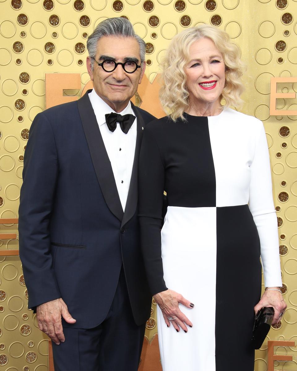 Eugene Levy and Catherine O'Hara at the 2019 Emmys in Los Angeles