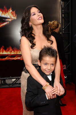 Catherine Zeta Jones and Adrian Alonso at the LA premiere of Columbia Pictures' The Legend of Zorro