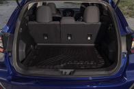 <p>There's 20 cubic feet of luggage space behind the rear seats.</p>