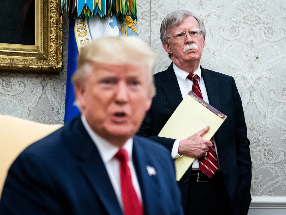 John Bolton says Trump is aware of what 'burner phones' are after the ex-preside..