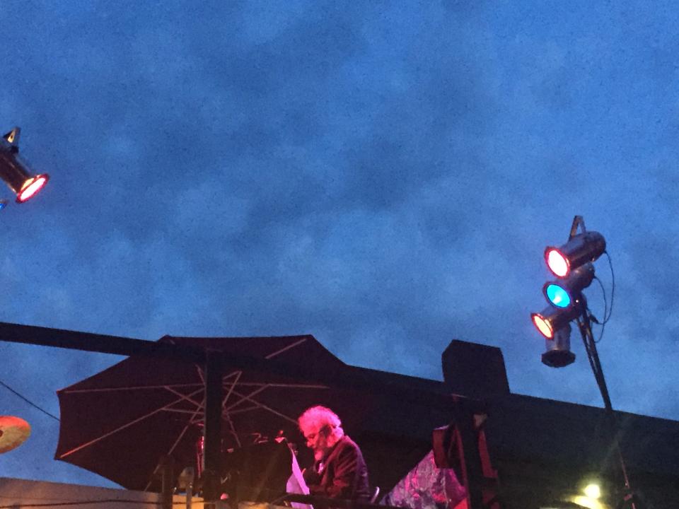 Guitarist Marc Ribot leads his trio Ceramic Dog in a performance June 6, 2021 from the rooftop of Nectar's during the Burlington Discover Jazz Festival.