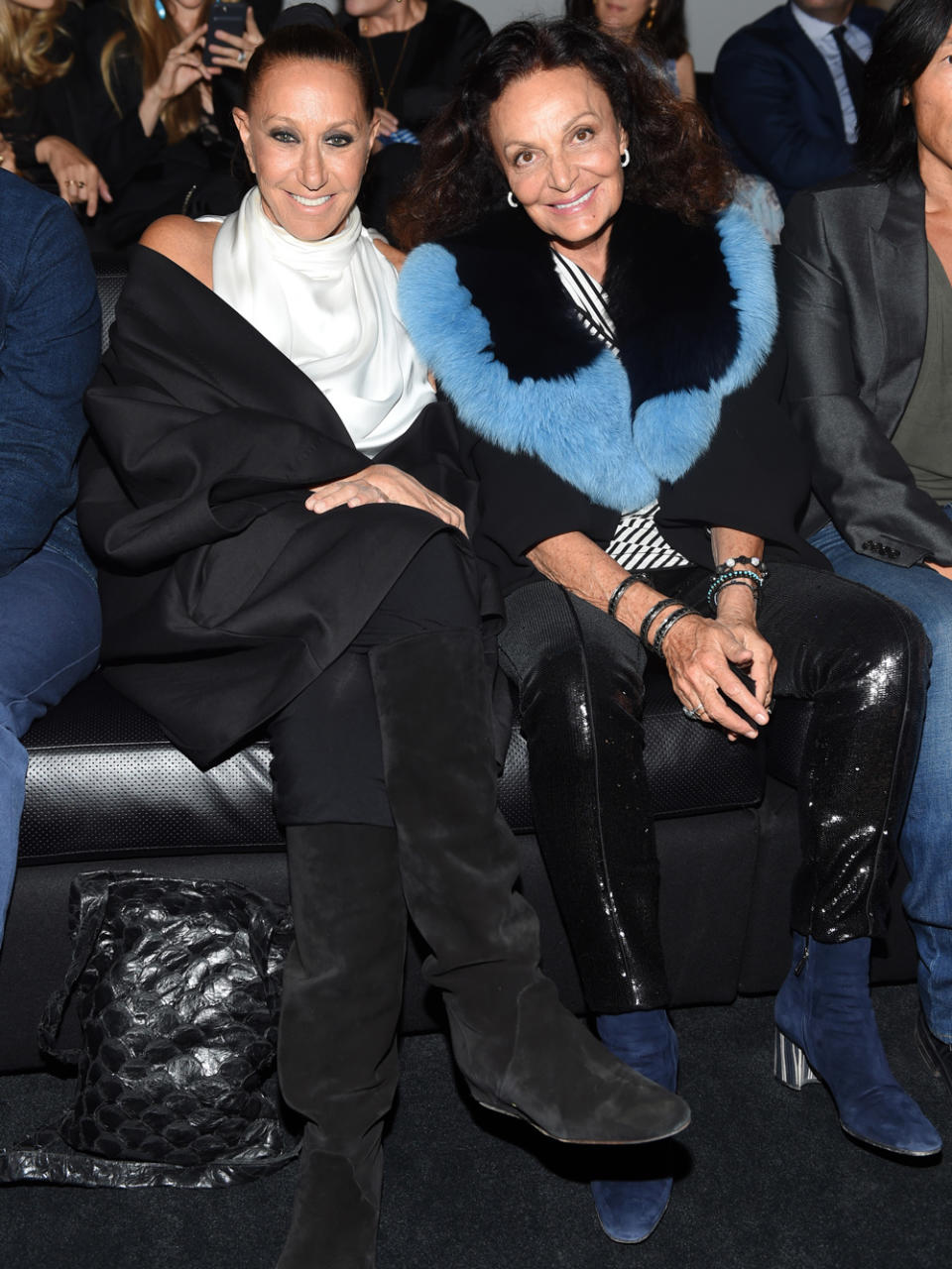 Donna Karan and Diane von Furstenberg