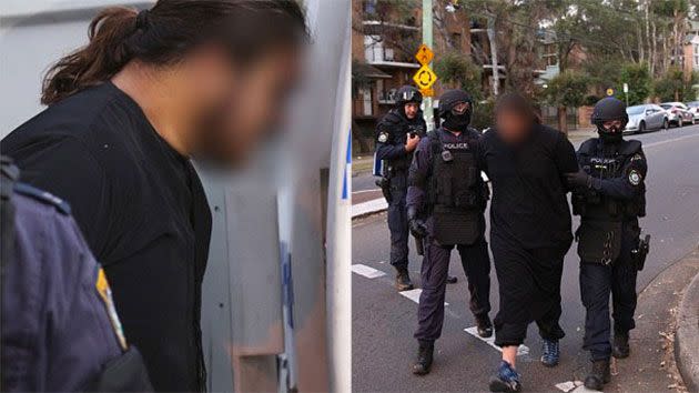 Alou, 18, was arrested in raids following the death of police accountant Curtis Cheng. Photo: NSW Police