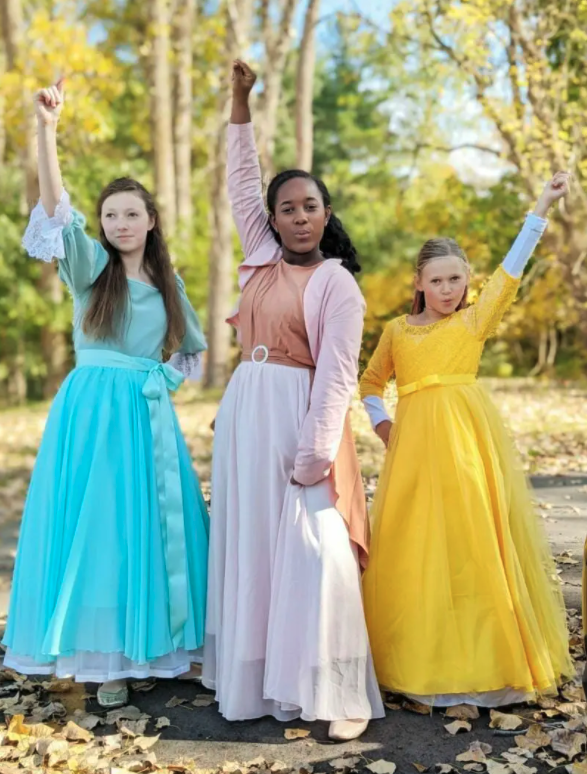 <p>Once you decide who's who (Elizabeth, Angelica or Peggy), start warming up your voices, so you can hit the stage — we mean, streets. Work! </p><p><em><a href="https://www.allthingswithpurpose.com/diy-hamilton-costumes-king-george-and-the-schuyler-sisters/" rel="nofollow noopener" target="_blank" data-ylk="slk:Get the tutorial at All Things With Purpose »;elm:context_link;itc:0;sec:content-canvas" class="link ">Get the tutorial at All Things With Purpose »</a></em></p>