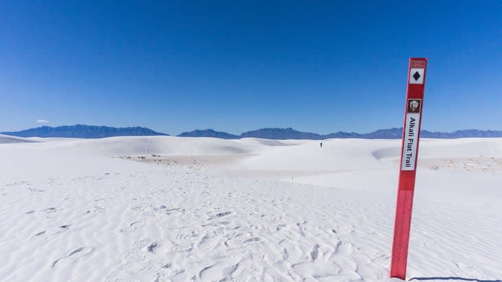 Alkali Flat Trail in White Sands National Park