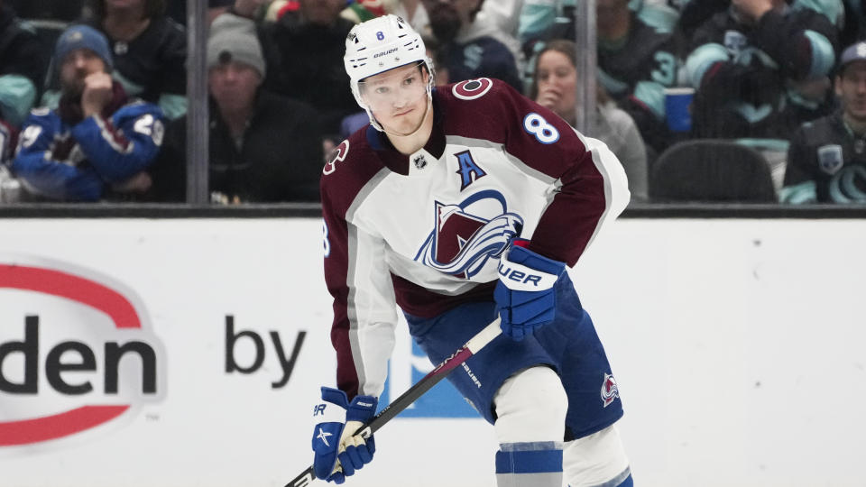 Cale Makar is tracking to be one of the most productive blueliners in NHL history. (AP Photo/Lindsey Wasson)