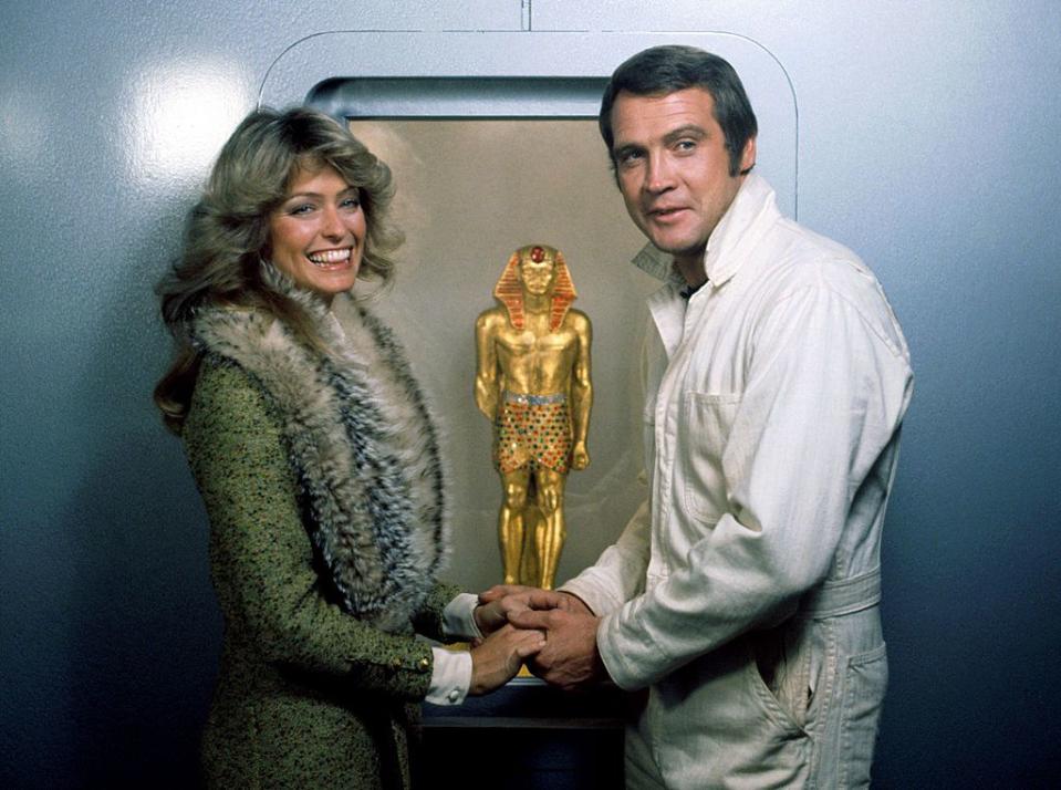 1976: Farrah Fawcett and Lee Majors