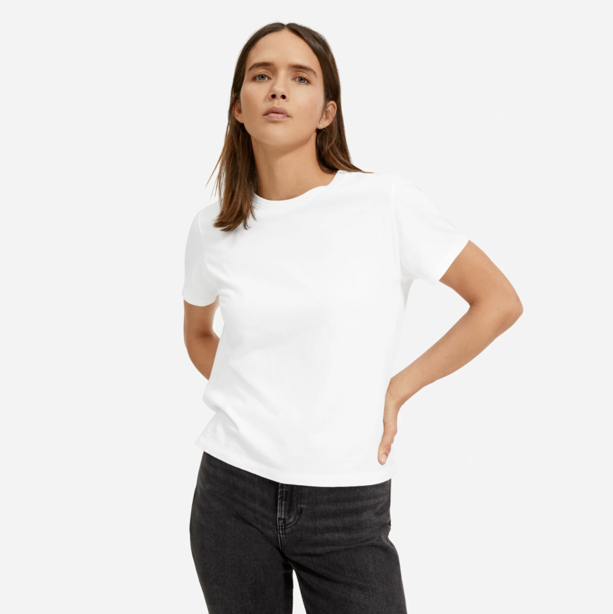 Everlane The Organic Cotton Box-Cut Tee