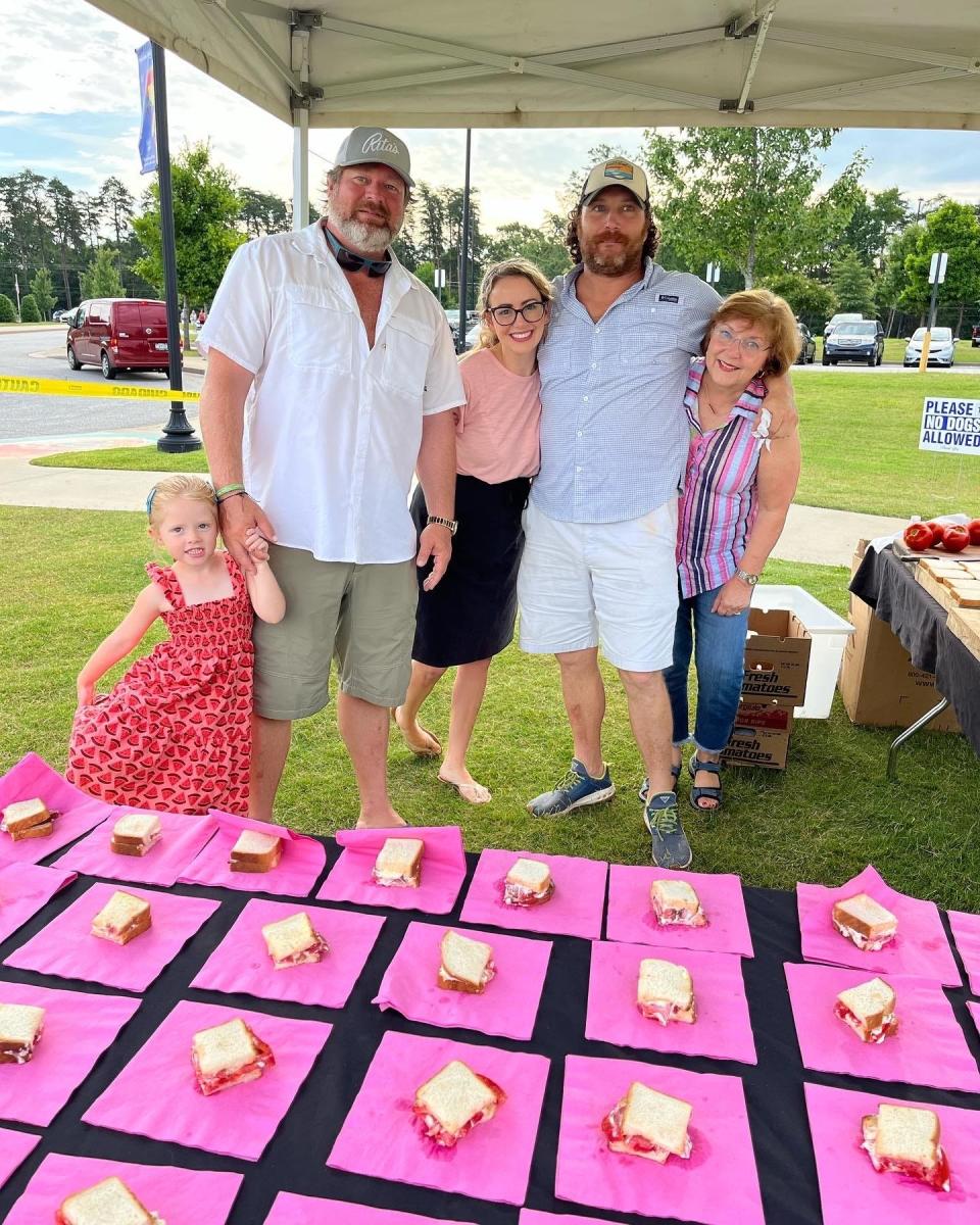 A look at last year's Tomato Sandwich Taste Off at Travelers Rest Farmers Market.