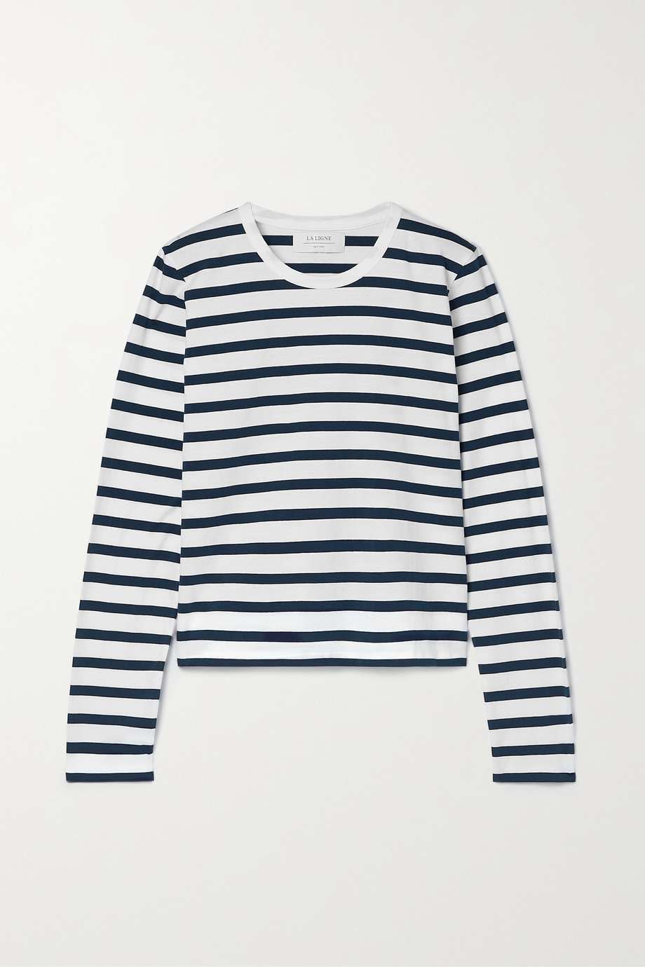 6) Davie Striped Cotton-Jersey Top