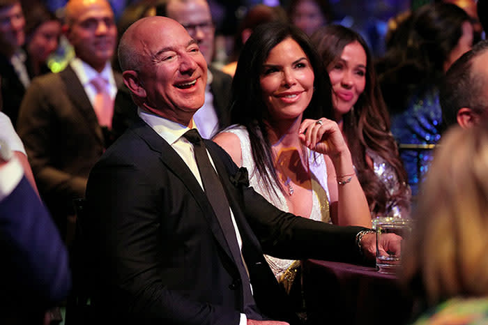 Lauren Sanchez y Jeff Bezos