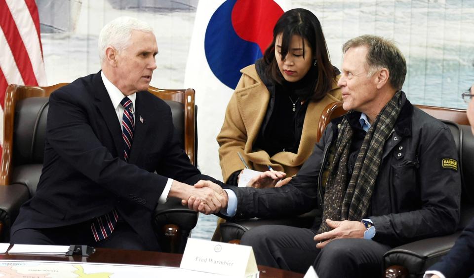 Vice President Mike Pence and Fred Warmbier drew attention to Otto’s death at the Winter Olympics in South Korea.