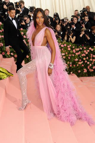 <p>Rabbani and Solimene Photography/WireImage</p> Naomi Campbell at the 2019 Met Gala.