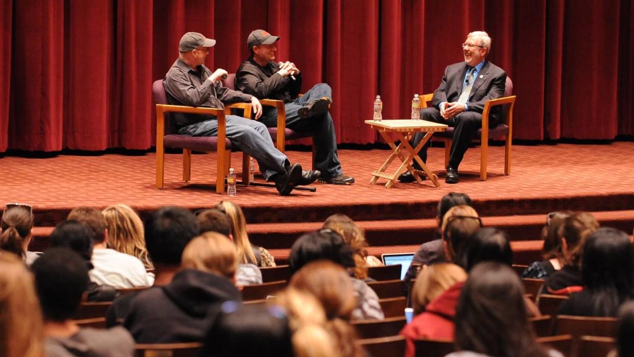 Marvel’s Kevin Feige and “Thor” screenwriter Don Payne spoke with Leonard Maltin and his class in 2011.