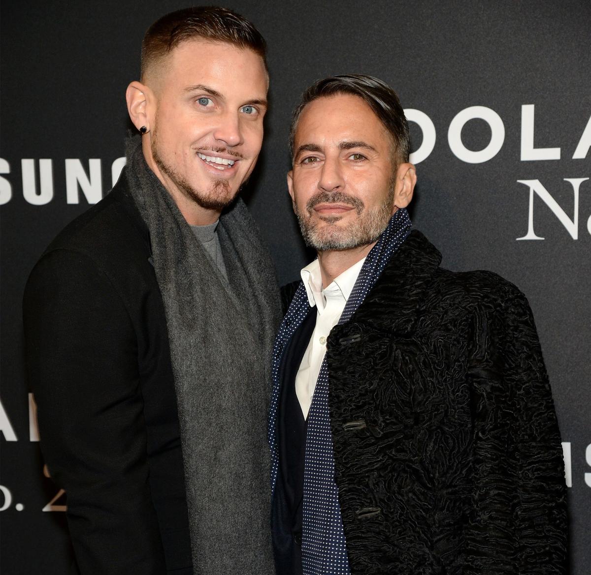 Photo : Marc Jacobs et son mari Charly Defrancesco se promènent à New York,  le 27 février 2020. Marc Jacobs and husband model Charly Defrancesco step  out in New York City. - Purepeople