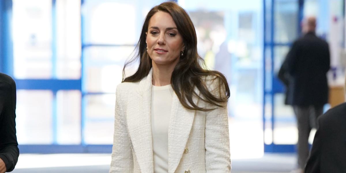 Kate Middleton Stepped Out in White Zara Blazer That's Under $100