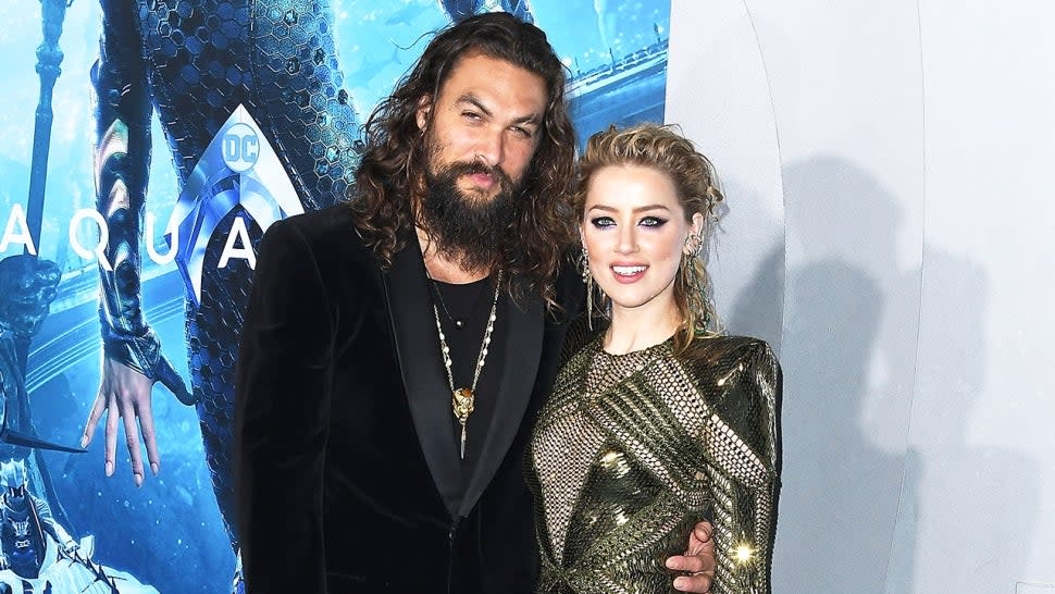 Jason Momoa and Amber Heard