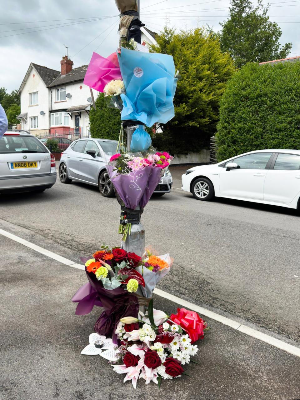 Floral tributes have been left for the victims (PA Wire)