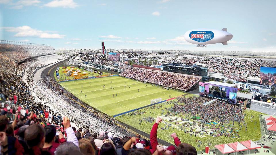 Daytona International Speedway as a soccer venue? Yep. You read the right.