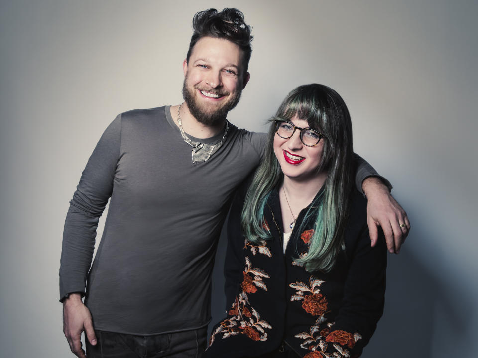 Singer-songwriter Benjamin Scheuer (left) and screenwriter Samantha Williams.&nbsp; (Photo: Noa Griffel )