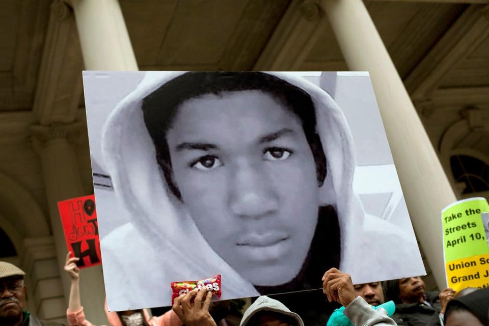 Trayvon Martin’s death sparked national outrage, and led to the forming of the Black Lives Matter movement (Allison Joyce/Getty Images)