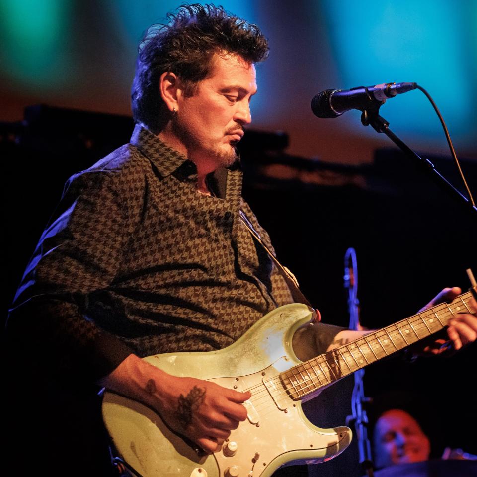 Mike Zito, a five-time Blues Music Award winner, pictured, and Albert Castiglia make up the duo Blood Brothers.