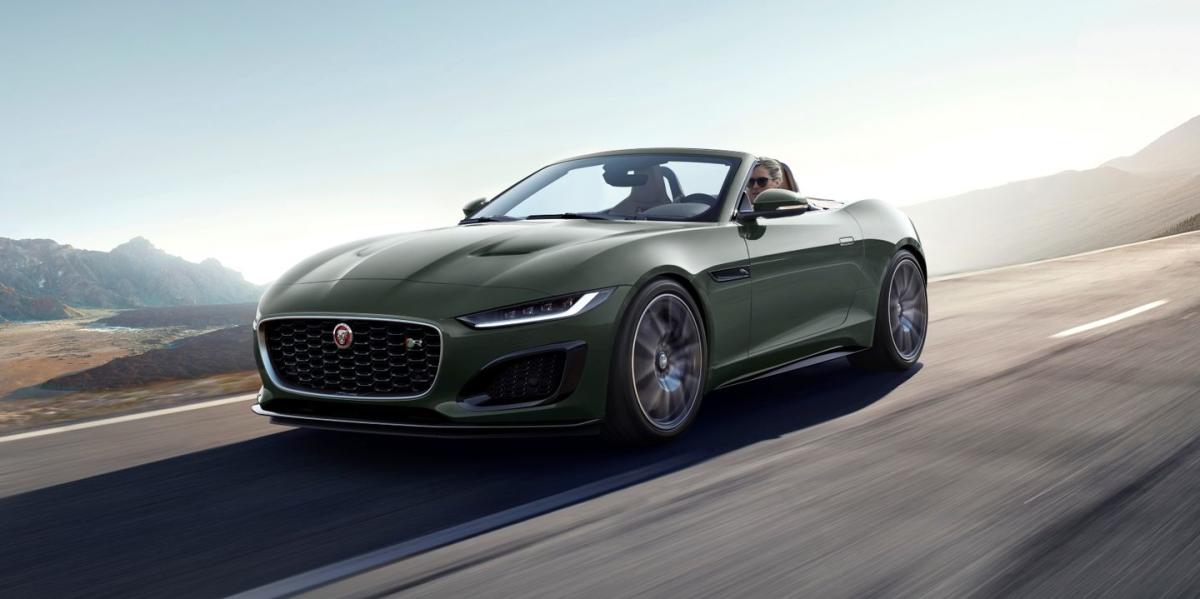 2021 Jaguar F-Type Heritage 60 Edition Looks Smashing in Green and Tan