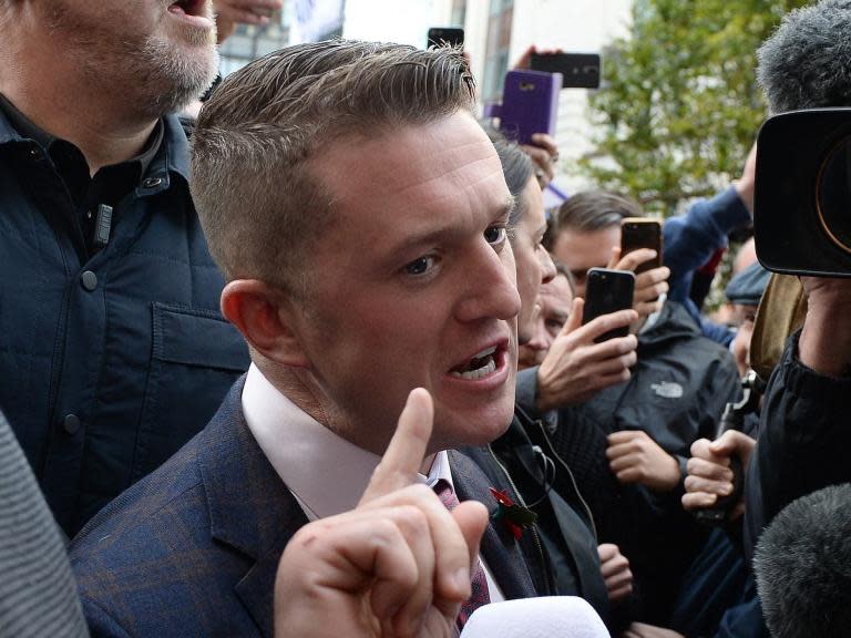 Tommy Robinson should be banned from YouTube, Labour says