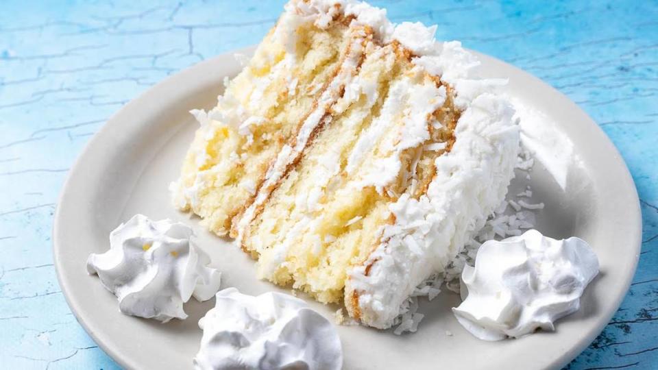 Mert’s coconut cake is $55.