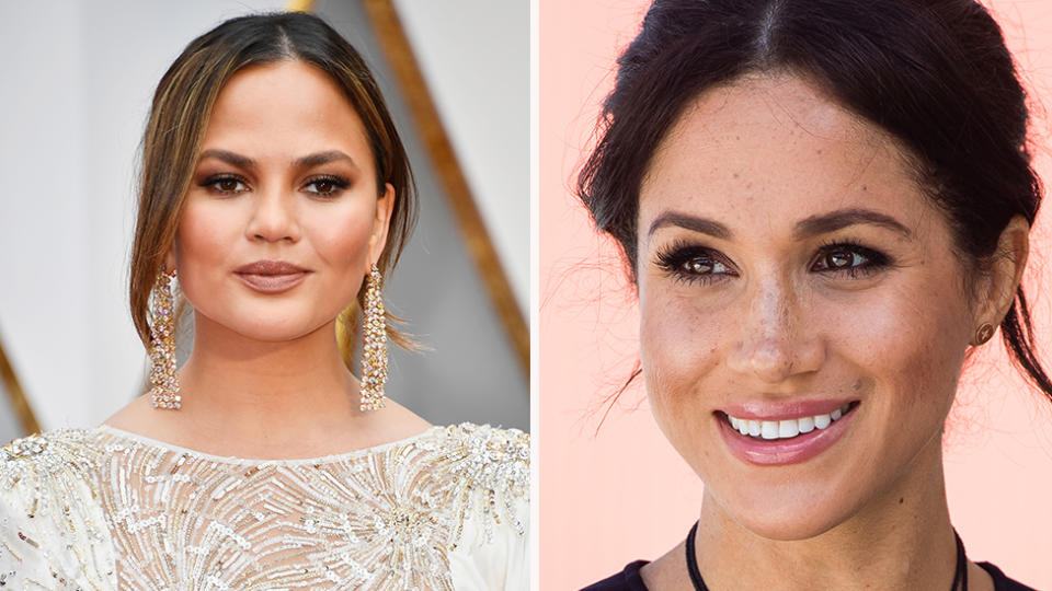 Chrissy Teigen and Meghan Markle