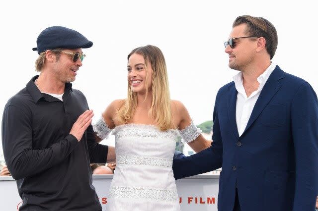 Brad Pitt and Leonardo DiCaprio are continuing to dazzle fans while promoting 'Once Upon a Time in Hollywood.'