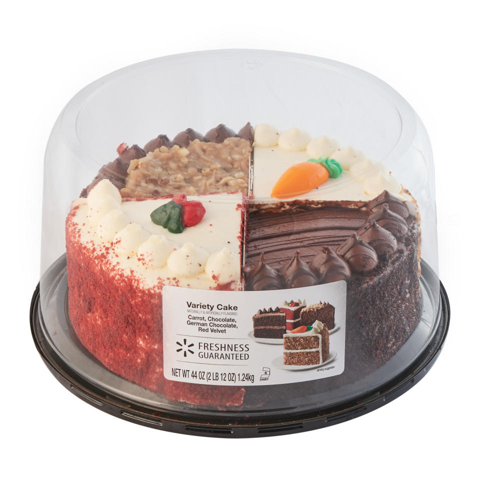 Four kinds of cake in one? You had me at hello. (Photo courtesy of Walmart)