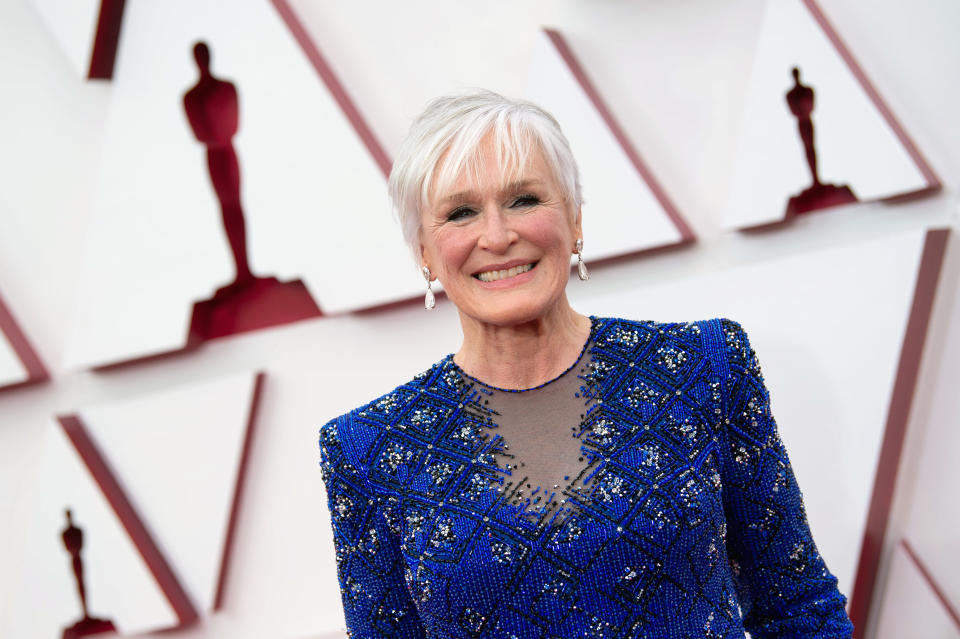 La veterana actriz Glenn Close en la 93 entrega de los Oscar, donde sí, otra vez perdió. (Getty Images)