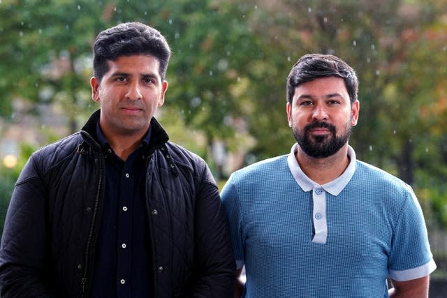 Majid Haq (left) and Qasim Sheikh