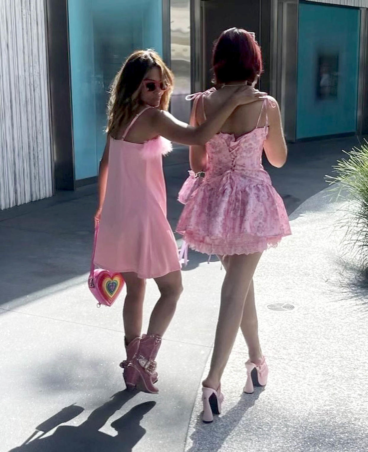 Berry and her daughter, Nahla, went full Barbiecore. (@halleberry via Instagram)