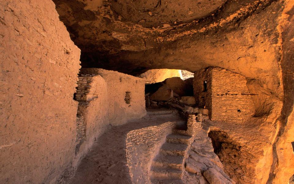 <p>The Gila Cliff Dwellings National Monument contains caves that have been used as shelters by nomadic peoples for thousands of years. Rooms have been built, pottery has been made, and families have been raised in these cliffs as peoples of different cultures came and went. The park service offers educational tours of the dwellings as well as bird watching, nature walks, and wildlife viewing tours. Backpackers (and horseback riders) will not be disappointed either, as the monument lies within the Gila Wilderness, an 870-square-mile designated wilderness area that was the first in the country.</p>