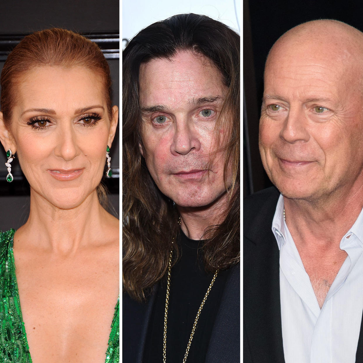 celine dion ozzy osbourne bruce willis