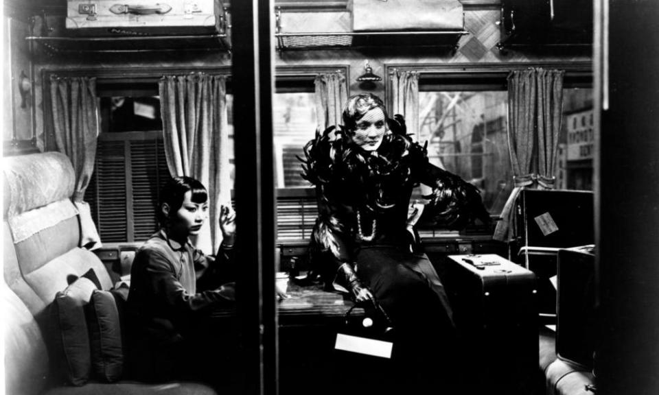 Anna May Wong and Marlene Dietrich in Shanghai Express (1932).